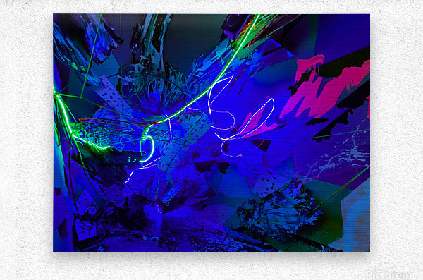 Brushed Metal Print