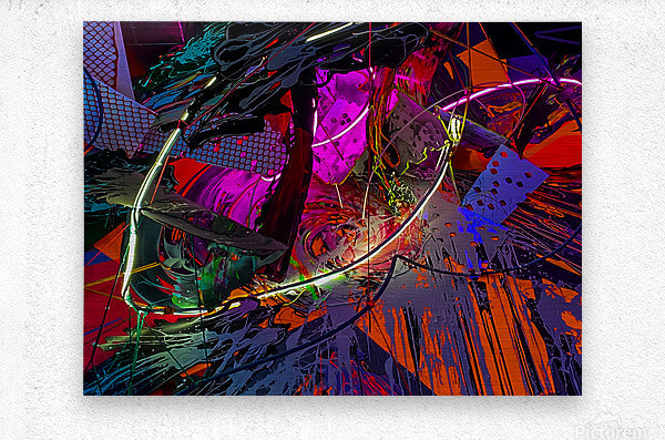 Brushed Metal Print